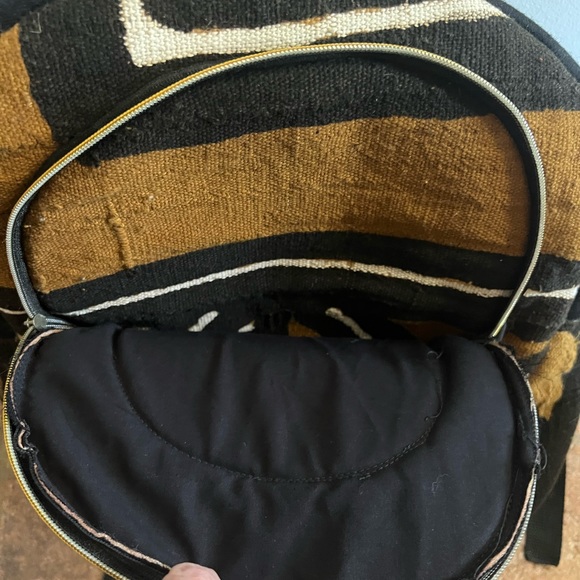 Authentic African mudcloth backpack - Picture 6 of 7